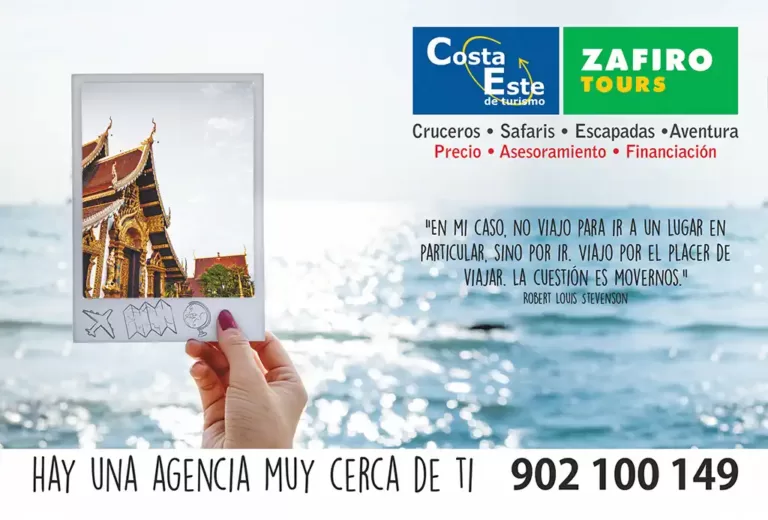 Publicidad Franquicia de agencias de viajes Zafiro Tours